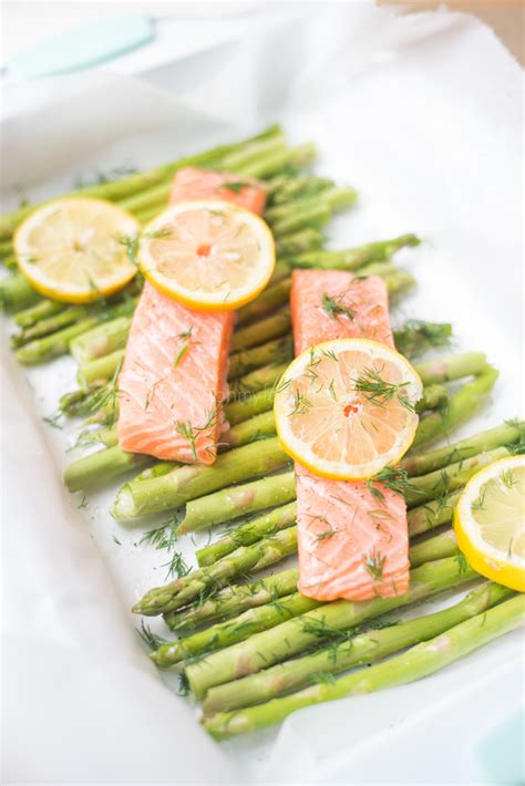 zalm asperges uit de oven